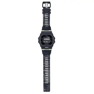 【CASIO 卡西歐】G-SHOCK G-SQUAD系列 藍牙運動電子錶_迷彩X黑X綠_GBD-200LM-1DR_45.9mm