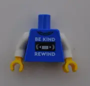 SDCC 2023 Lego Exclusive BRICKBUSTER VIDEO BE KIND REWIND MINI FIGURE TORSO NEW