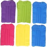SAFIGLE 6pcs Fluffy Duster Refills for Household Cleaning Electrostatic Dust Removal Pads for Furniture Desks Electronics Ceiling Fans Fireplaces