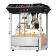 Unbranded Popcorn Machine 8oz. Countertop in Black w/ Scoop + Measuring Cup