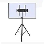 Bedroom TV Stand Foldable Tripod TV Stand 32 to 55 Inch Screen Rotary TV Display Floor Stand, Portable Mount Uniwe