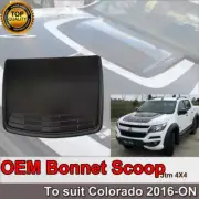 OEM Matt Black Bonnet Scoop Hood Cover to suit Holden Colorado 2016+ DEFECTIVE