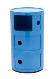 Kartell - Replica Componibili 3 Tier Blue modular Storage unit/ brand new in box