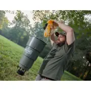 Hanging Deer Feeder 5 Gallon Adjustable Timer Tapered Pellets Feed All In One