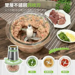 【DANBY丹比】四件組多功能食物料理機/絞肉/切碎/剝蒜/打發/奶昔/碎冰/研磨-寶寶副食品(DB-2063FC)