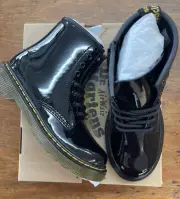 Dr. Martens 1460 J child size:13 patent lamber black boots