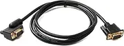 SYSTEM-S D Sub15 Cable 150cm HD VGA 15 Pin Male to Male DB15 Angle Right Angled Adapter