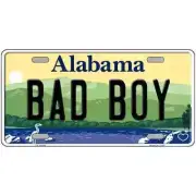 Bad Boy Alabama Metal Sign