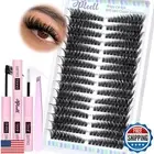 80D Fluffy Lash Clusters Kit 320 Pcs Individual Lashes Clusters With Lash Bon