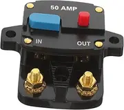 ULTECHNOVO Auto Reset Circuit Breaker for 50a Marine Car Truck Rv Boat Mini Circuit Breaker