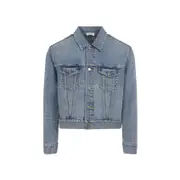 [Fear Of God] Fear Of God-Light Indigo Blue Cotton Trucker Jacket-Uomo L STAND