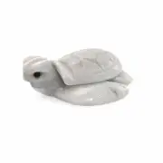 Sculpture Turtle White Marble Small Tortoise Scultpture Decore