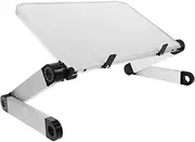 LIGHTAOTAO Laptop Stand for Desk Adjustable Desktop Riser for Laptops and Tablets Foldable Notebook Holder for Ergonomic Dissipation and Compatibility for Home and Office Use