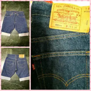 Levi's levis  牛仔褲 短褲 褲子 501xx  vintage