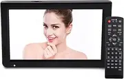 10Inch Digital TV, Analog Televisions Car Television with 1024x600 Resolution Portable Digital TV for for Bedroom, Kitchen, Caravan, Car.