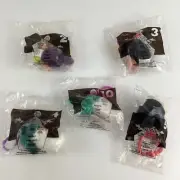 Disney Snow White Clip On Plush McDonald's Dopey Bashful Witch Toy Sealed 2001