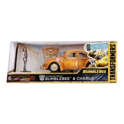 Jada Transformers Bumblebee Movie Volkswagen Beetle Die-Cast Car Charlie Figure