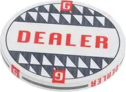 KICHOUSE Banker Number Sign Poker Accessories Chips Plaything Small Poker Chips Dealer Button Game Supplies Party Supply Poker Counting Chips Poker Game Chips Reward Coins Gambling Tokens