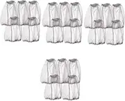 4sets Mosquito Head Net Outdoor Mosquito Net Tent Hiking Accessory Mesh Netting for Neck Protection 5pcs*4