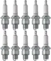 Set of 10 NGK Standard Spark Plugs for Yamaha JT1 1971 Engine 60cc