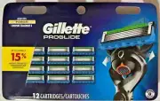 Fusion5 ProGlide Razor Blades for Men - 12 Refills Brand New Sealed!