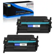 2x CF258A 58A Black Toner for HP LaserJet Pro M404 M404n M404dn M404dw with chip