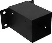 INOOMP 1 Set Heavy Duty Deck Post Anchors Fence Base Plate Brackets for Outdoor Structures Pergolas Fences and Decks Support and Versatile Use