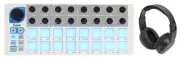 Arturia BeatStep 16-Step Analog Sequencer Midi USB DJ Pad Controller+Headphones