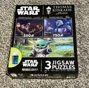 Thomas Kinkade studios Star Wars The Mandalorian 3 Jigsaw Puzzles