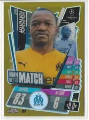 2020-21 Topps Chrome Match Attax Steve Mandanda Gold Refractor /50 MOTM