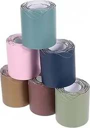 ARTIBETTER 6Rolls Boho Bulletin Board Borders Decorative Trim for Classroom Office Versatile Scalloped Design for Stylish Displays Easy to Use Wall Decor