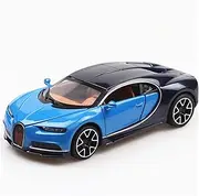 Scale Finished Model Car 1:32 Scale for Bugatti Chiron Metal Car Alloy Diecasts Miniature Model Toy Car Collect Gift Miniature Replica Car (Size : Blue)