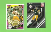 2005 DONRUSS ELITE #72 BEN ROETHLISBERGER + 1984 TOPPS #162 T BRADSHAW ~ LOT