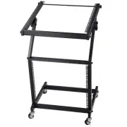 AW 9UX DJ Mixer Stand Rack Mount Stage Cart Audio Rack Music Equipment Studio...