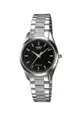 Casio Women's Analog Watch LTP-1274D-1A Black Dial with Stainless Steel Band Ladies Watch