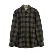 [Our Legacy] Our Legacy Checked Cotton Shirt 50 IT BLACK/GREY