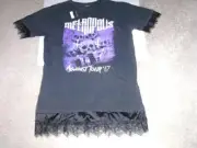 TOPSHOP Vintage Metropolis 1987 tour Shirt / Dress band Sz 10 NEW with $50 TAGS