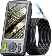 Teslong 5mm Inspection Camera, Dual Lens Borescope with LED Light, HD Endoscope