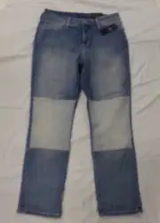 NYDJ Womens Size 10 Patchwork Denim Blue Jeans NEW ~ MSRP $140.00