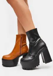 [Current Mood] The Slow Rush Mismatched Ankle Boots