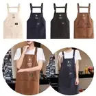Sleeveless Chef Apron Canvas Cooking Baking Bibs Cleaning Accessories