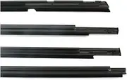 Compatible for Mitsubishi Lancer CY CX/Fortis Evo CZ 5727A005 Window Outer Weatherstrip Side Door Glass Rubber Belt Moulding Trim Sealing
