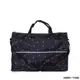 HAPITAS 深藍愛心 旅行袋 行李袋 摺疊收納旅行袋 插拉桿旅行袋 H0002 H0004-399 (小/大)
