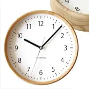 KATOMOKU muku clock 4 natural radio clock continuous second hand movement km-57N