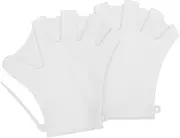 Generic 1pair Adjustable Swim Paddles Gloves for Water Training Webbed Diving for Pool Workouts Upper Body Strength and Technique