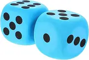 OFFIGAM 2Pcs Eva Dices Dice for Games Lightweight Portable Board Game Accessories for Classroom Activities