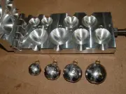 Saltwater Cushion Sinker mold 1,2,3,4oz CNC Aluminum Flounder Fluke