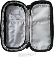 Insulin Cooler Travel Case, Reusable Insulin Cool Organizer with 2 Ice Packs, Reusable Cooler Bag Travel Case Insulation Bags for Daily Life, Trip Foccar