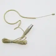 Eear Headworn Headset Microphone For Shure SLXD ULXD Mini 4Pin XLR Beige Skin