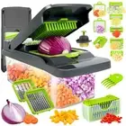 Vegetable Chopper Veggie Chopper,Mandoline Slicer,Multifunctional 12 in 1 Foo...